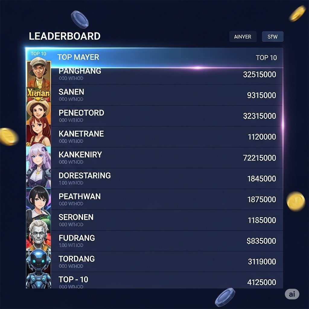 Tournament leaderboards